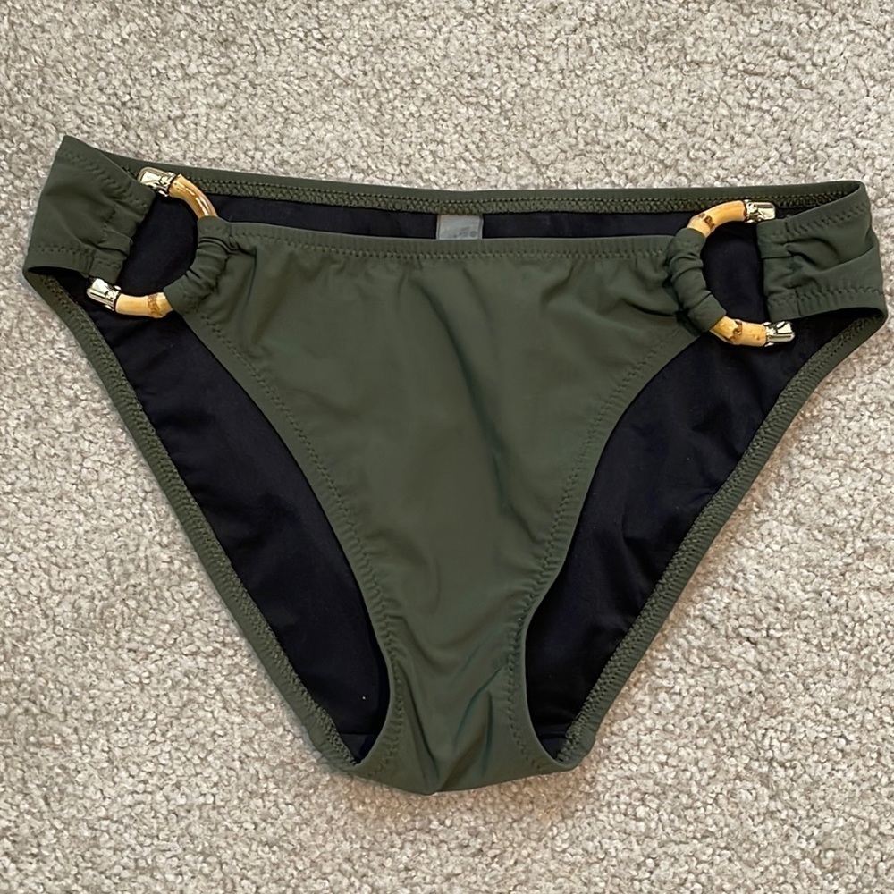 VICTORIA SECRET BIKINI BOTTOMS GREEN SIZE EXTRA SMALL